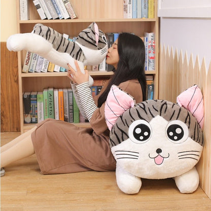 Big tabby cat plush