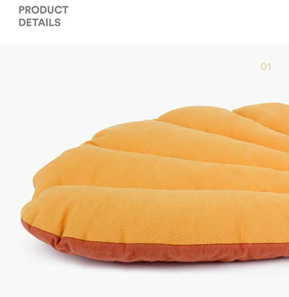 'Breezy Leaf' Two-Sided Cat Bed