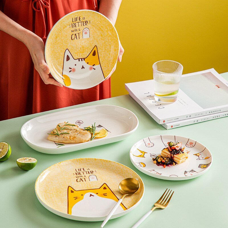 Small Ceramic Plates VanEnjoy Small Cute Ceramic Dishware Sets