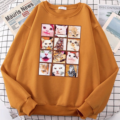 'Cat memes' funny cat sweatshirts