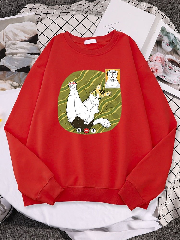 Old lady cat sweater best sale