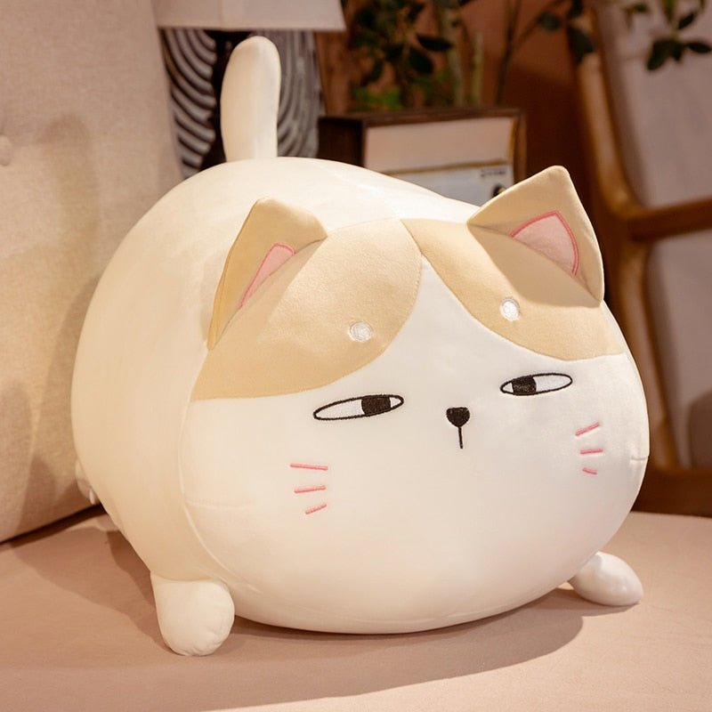 a cute pillow cat plush for cuddling