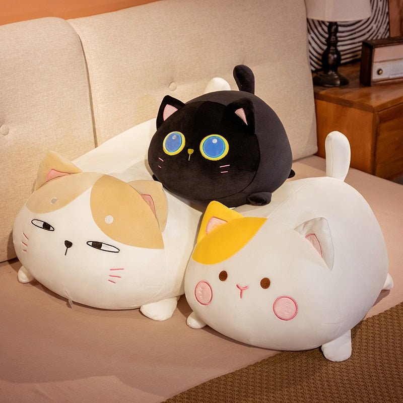 cute plushies of cats from different breed
