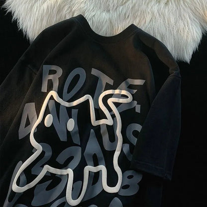 Contemporary Design Cat T Shirts