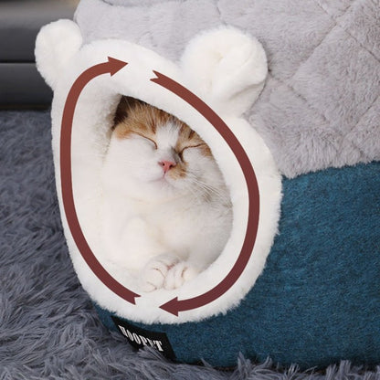 Convertible cozy kitty bed