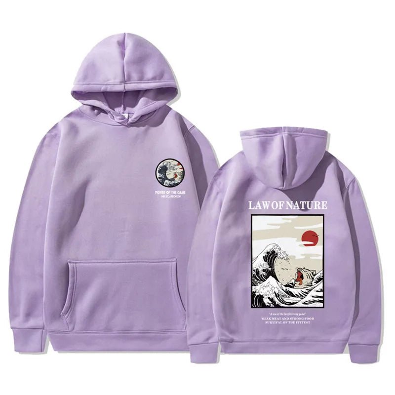 Couple Printing Cat Hoodie Streetwear