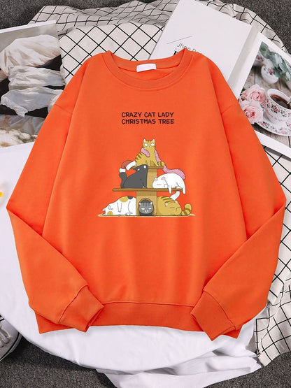 'Crazy Cat Lady Christmas' Sweatshirt