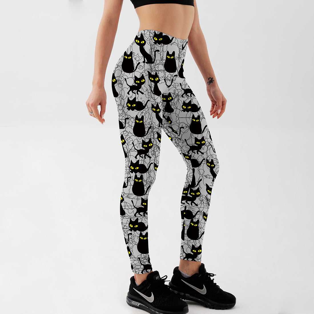 Cute Cat Women Fitness Pants