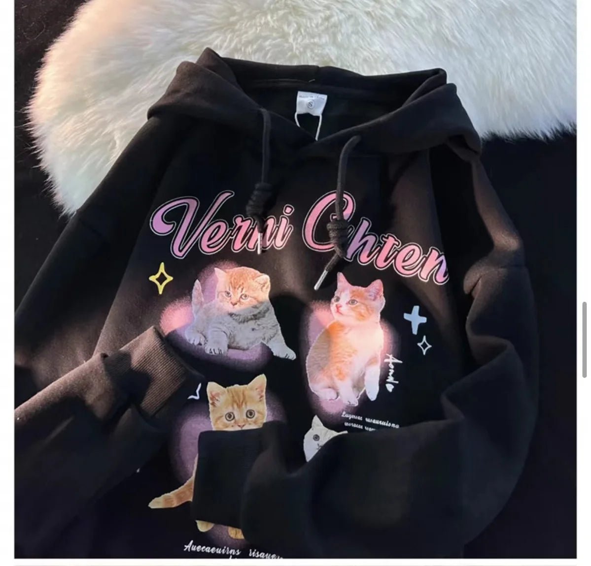 Cat themed hoodies sales