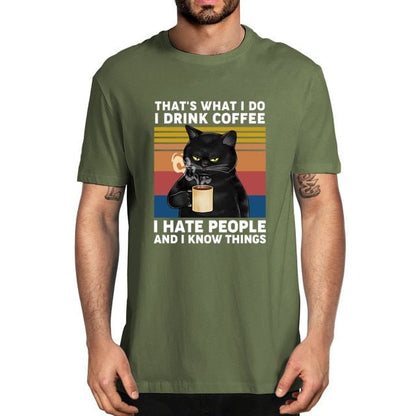cat meme shirt for meme lovers in green color