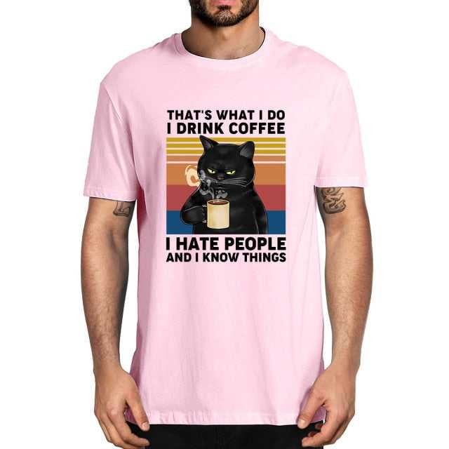 pink cat meme shirt for cat lovers shirt