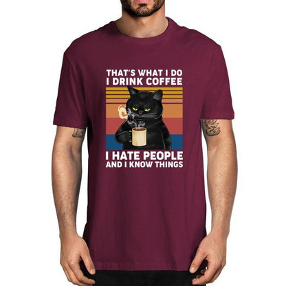 burgundy cat meme shirt for meme lovers