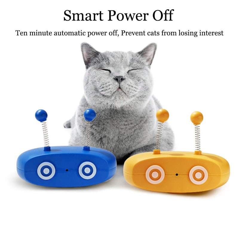 Funny Cat teasing toy - Works like a robotic vacuum