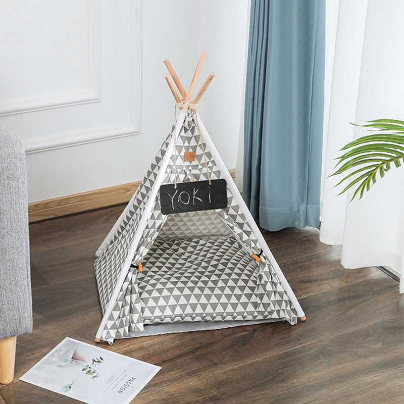 Glamping Tent For Cat With Name Board