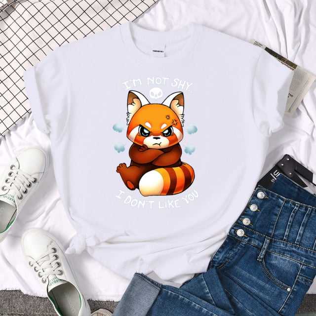 Foxy Cat clothes for human in white color