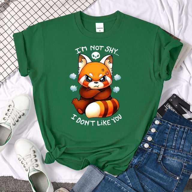 cat lovers shirt in green color