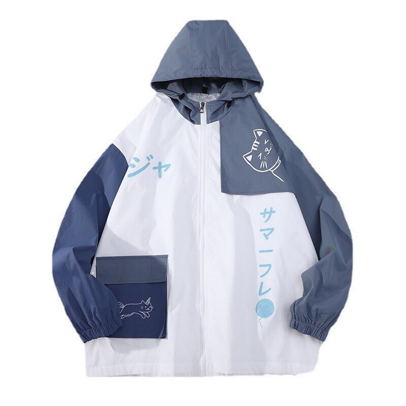 ジャケット・ブルゾン Maison Mangostan cat jacket 4Y Japanese Cat Jackets for Humans | Kawaii Feline Vibes Meets