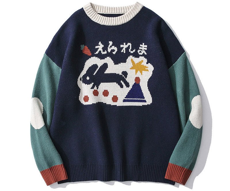 a cute cat sweaters with japanese style
