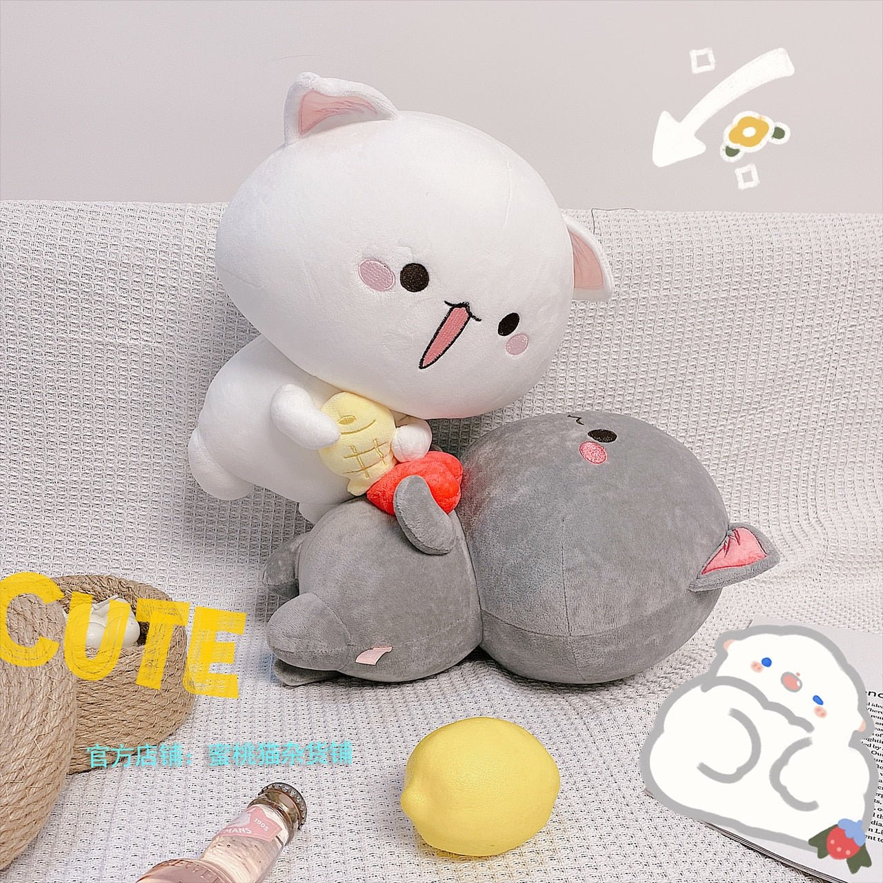 japanese cute plushies for couple to cuddle