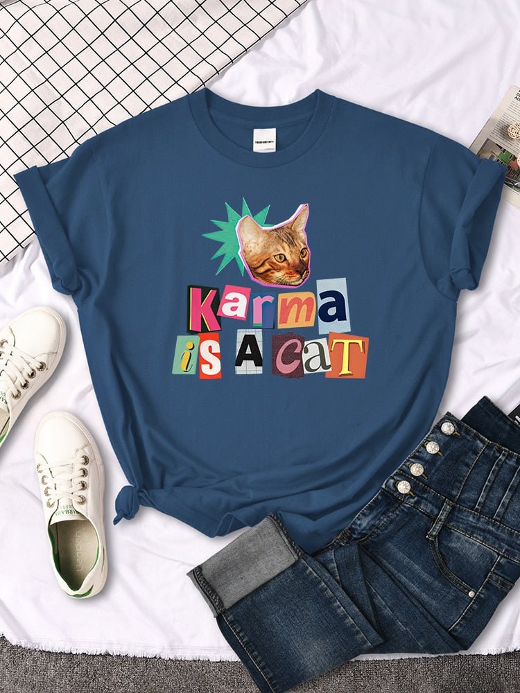 Karma Is A Cat Shirt