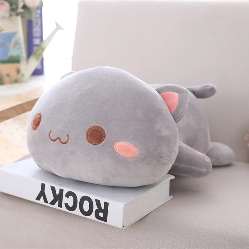 The 'Laying Cat Plush' Get Snuggly with Our Kawaii Cat Plushie