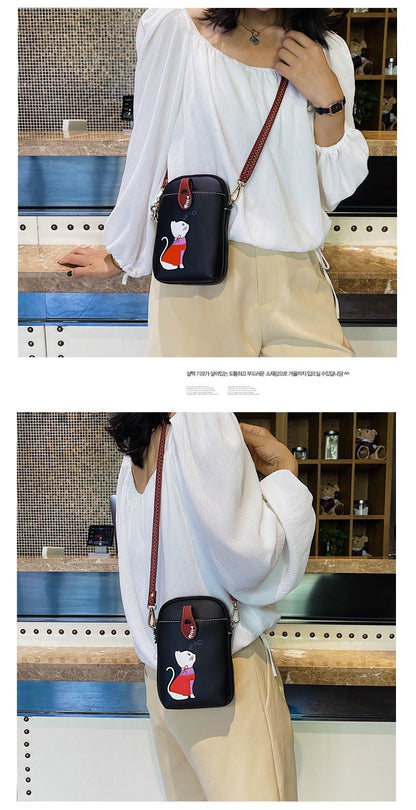 Kawaii sling bag for cat lady