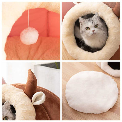 KittyCattle - Cozy Animal Cat Bed