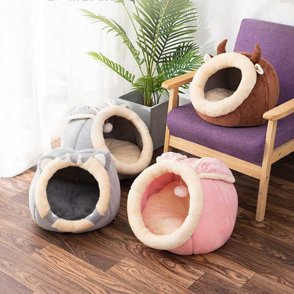 bedding made for cats with cute minimal design in multiple colors
