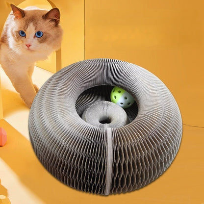 cheap scratching post with fun and interactive game features