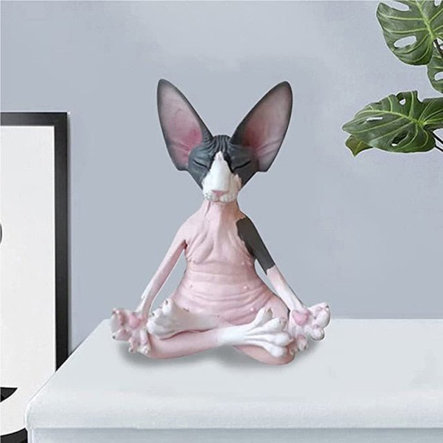 ‘Meditation' Sphynx Cat Figurine