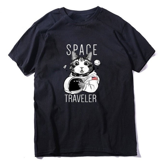 astronaut cat shirt