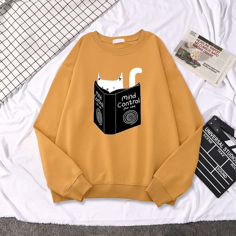 Cute Cat Themed Sweatshirts - The 'Mind Control' – Meowgicians™