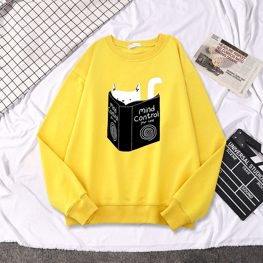 Cute Cat Themed Sweatshirts - The 'Mind Control' – Meowgicians™