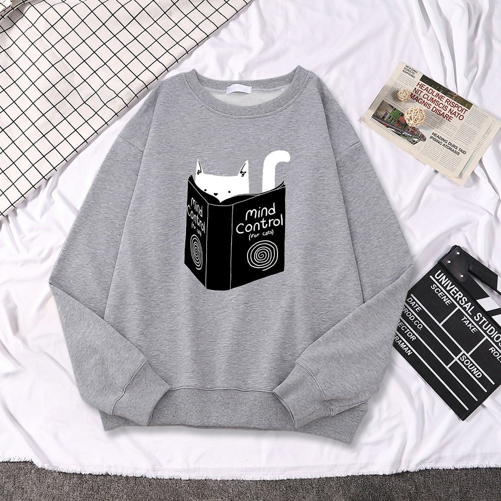 Cute Cat Themed Sweatshirts - The 'Mind Control' – Meowgicians™