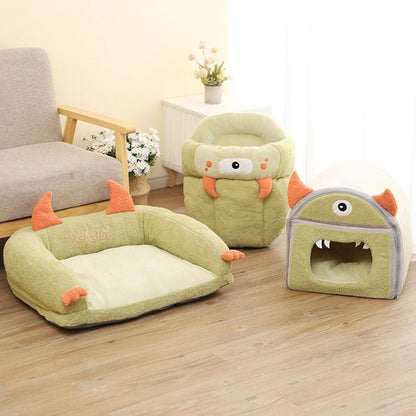 different types of cat bed with beautiful natural colors