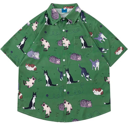 Cat lovers' perfect summer attire with playful designs