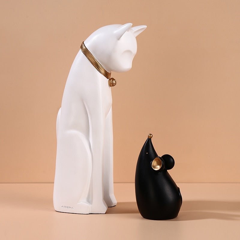Nordic Cat Statue Set, perfect addition for a classy and modern decor