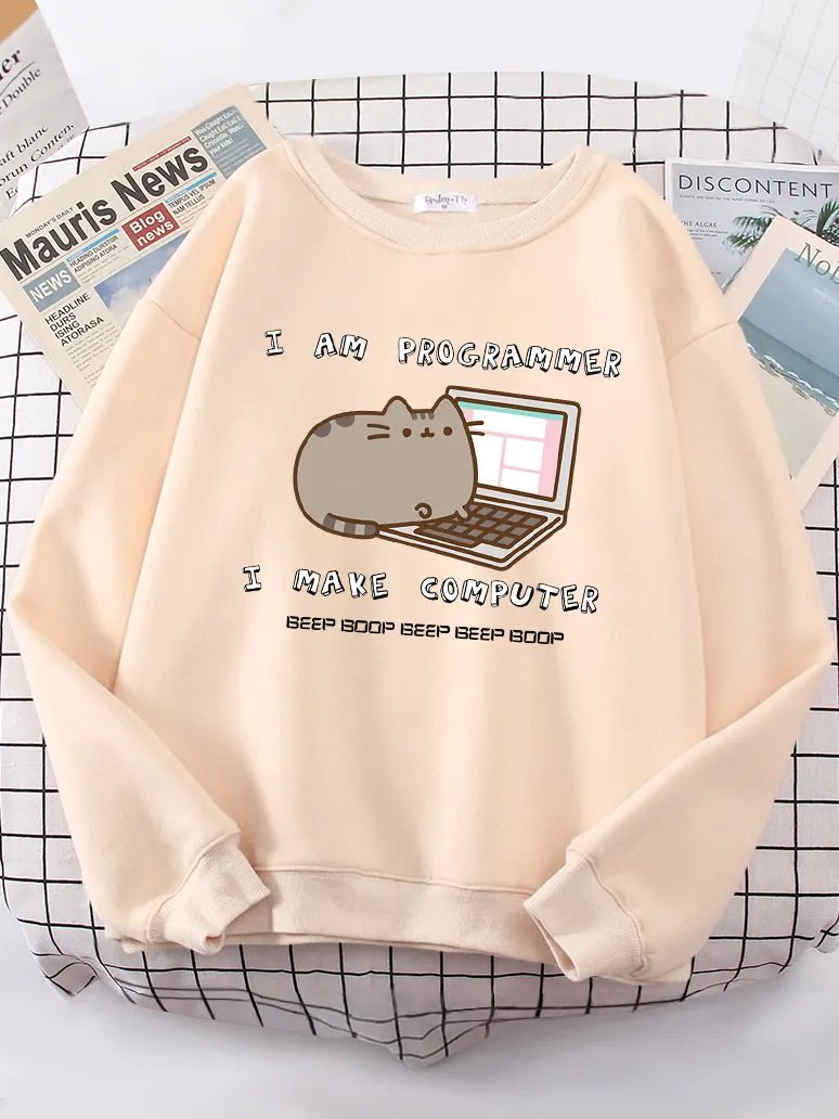 Code, Laugh, Repeat | Programmer Cat Sweaters For Every Tech Enthusiast ...