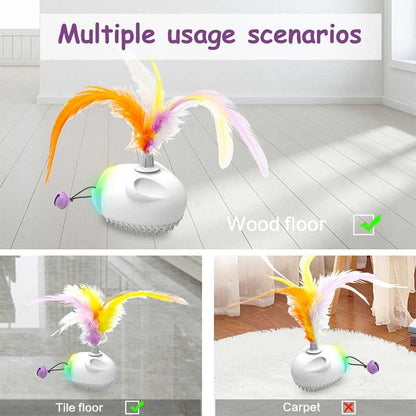 Rainbow Feather Interactive Toy