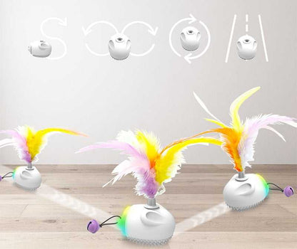 Rainbow Feather Interactive Toy