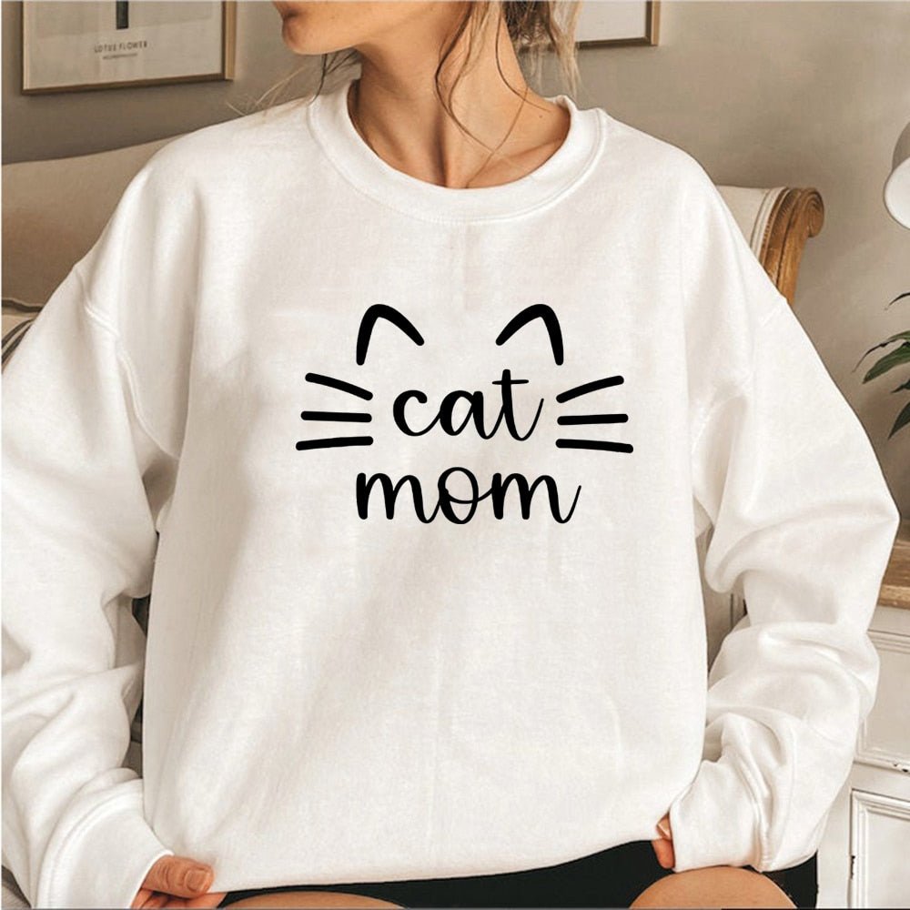 Simply the Cat Mom Sweatshirt | Warmth & Love, Tailored Just for You ...