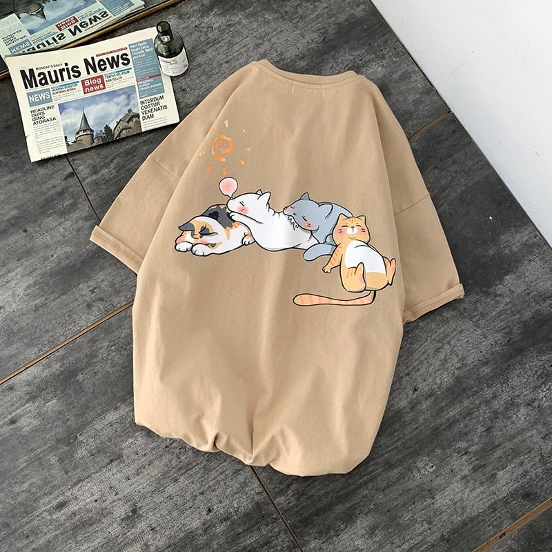 cat clothes for human in apricot color