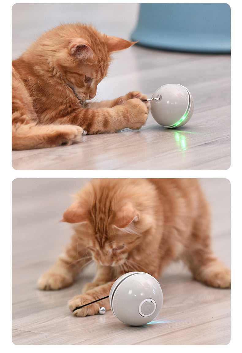 Funny interactive toy with LED cat teaser toy healthy cat toys