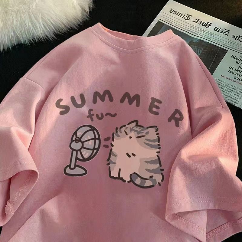 'Summer Is Hot' Adorable Summer Cat T-Shirt