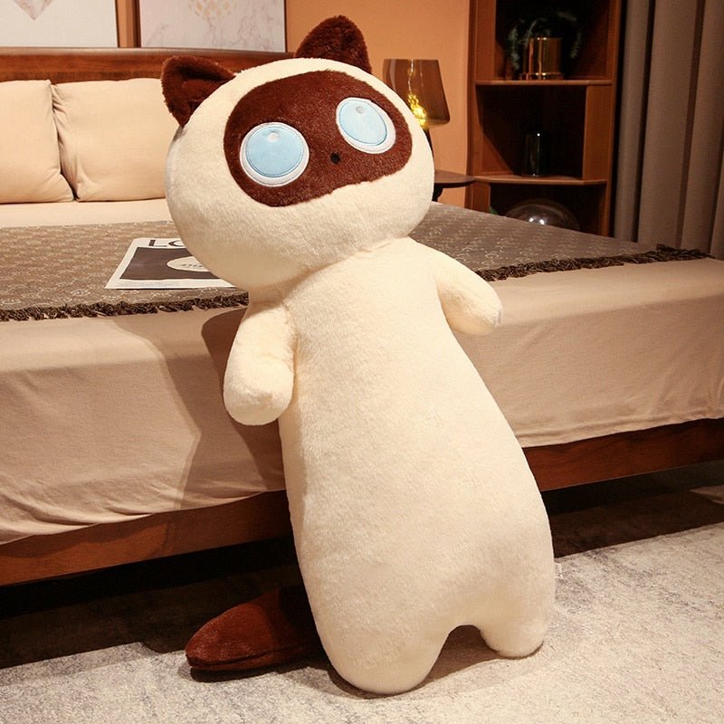 Snuggle up With Our Kawaii Plush  The Happy Laying Cat – Meowgicians™