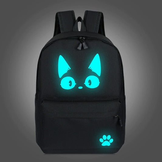 Teenagers Luminous Cat Backpack