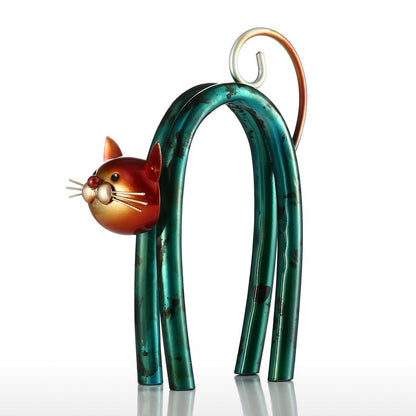 the cat arch statue for creative homes, a symbol of open minded