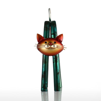 The cat arch' creative metal cat figurine for home