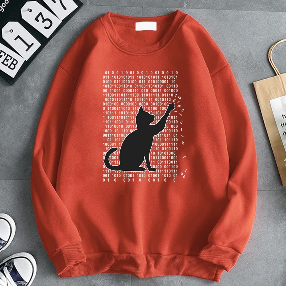 The Code and Cat Sweatshirt | Hilarious Tribute to Cat Dads in Tech ...