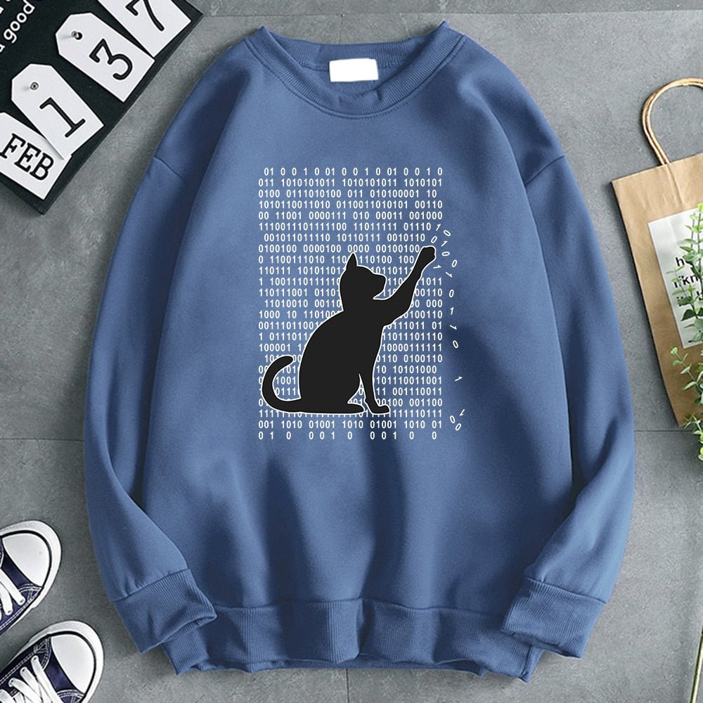 The Code and Cat Sweatshirt | Hilarious Tribute to Cat Dads in Tech ...